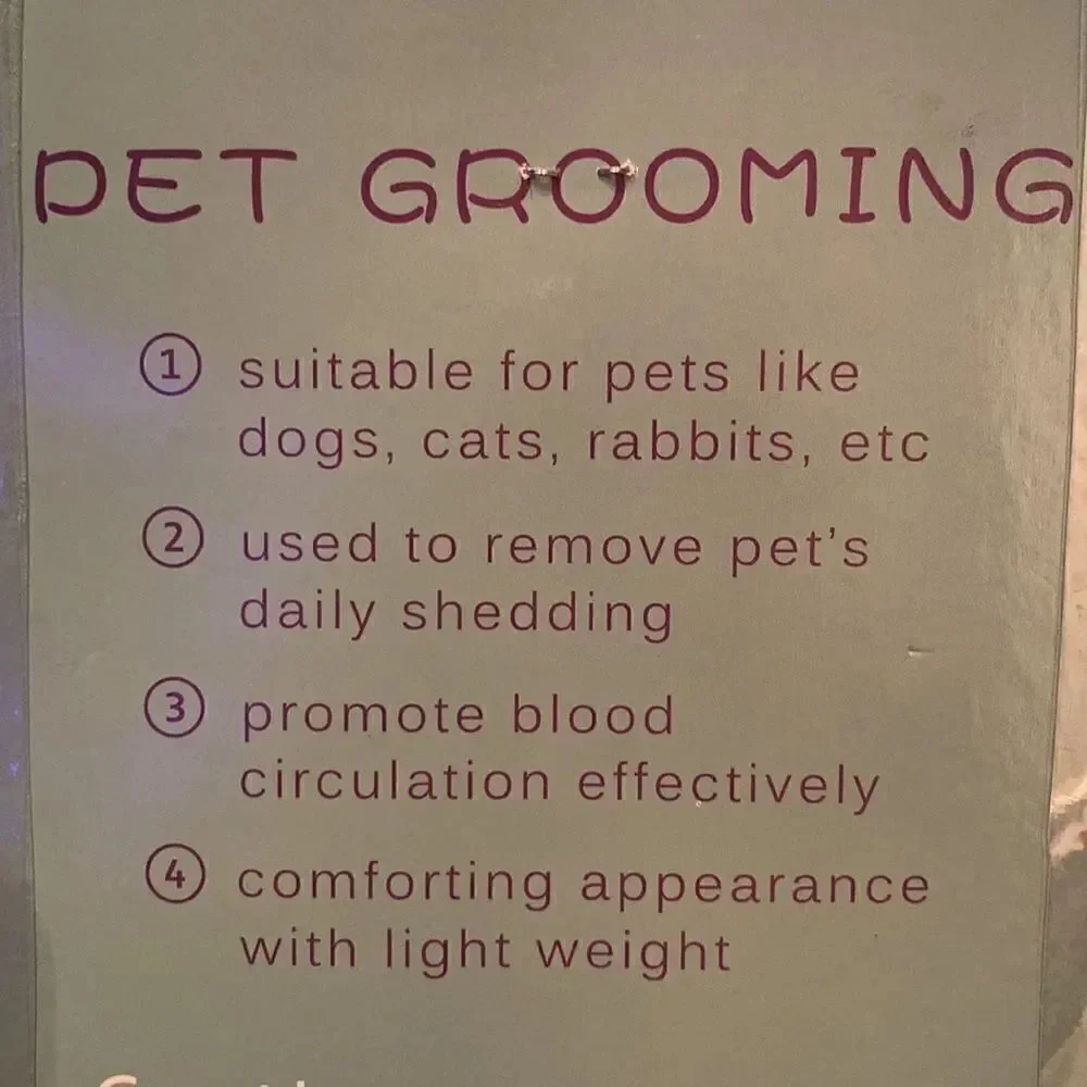 Pet Grooming Bundle Dogs & Cats Deshedding Gloves (L&R) and Deshedding Comb NEW